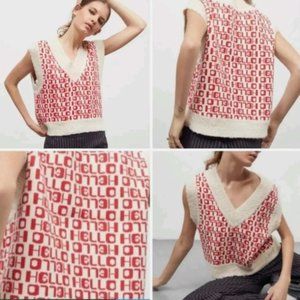 Urban Outfitters "Hello" sweater vest